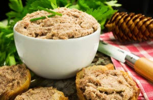 French Rillette served on sourdough