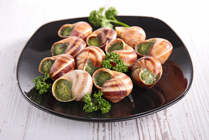 Escargots and shells