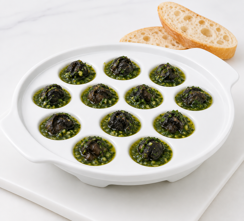 Oven safe dish 12 holes for Escargots (snails)