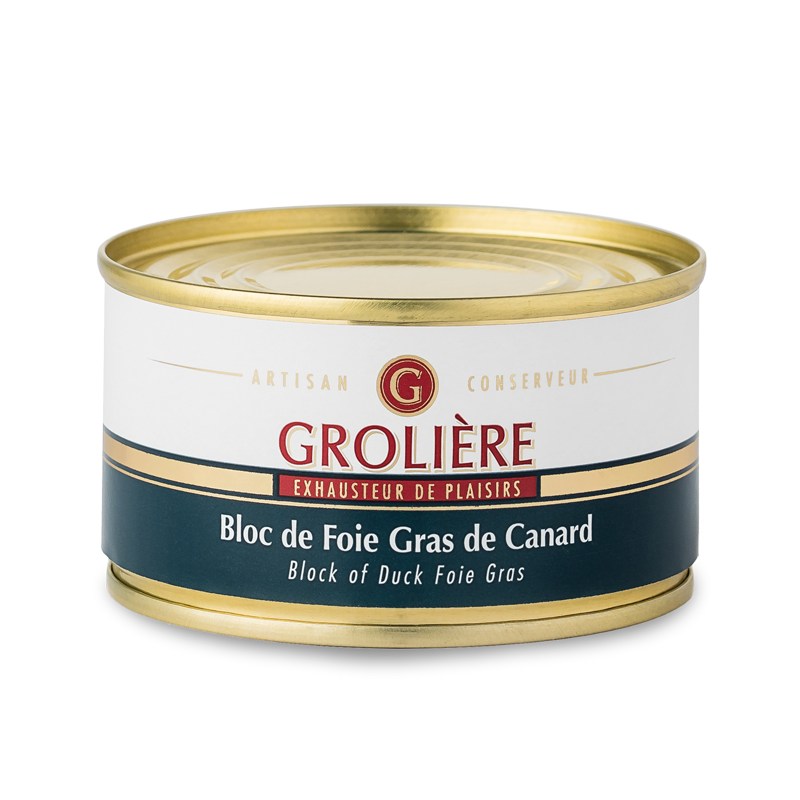 Bloc of duck foie gras 130g