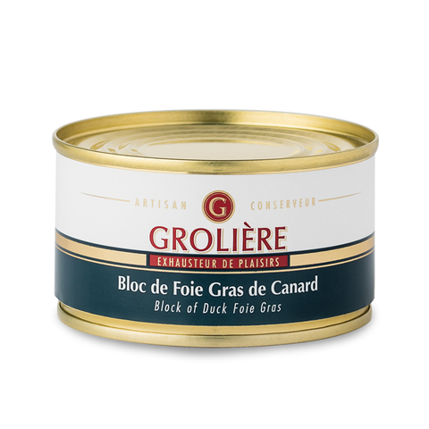 Bloc of duck foie gras 130g