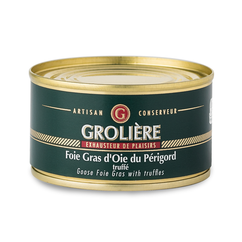 Whole GOOSE Foie Gras with Truffles from South West of France (Perigord) 120g - 2022 Award winner